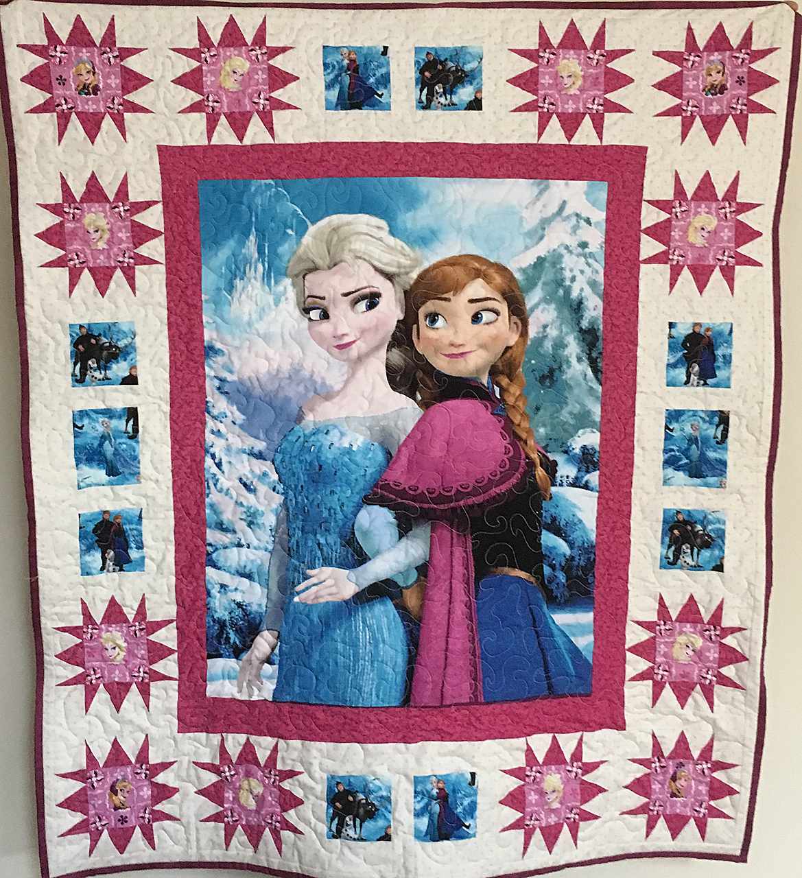 Frozen Theme Quilt Frozen Theme Quilt